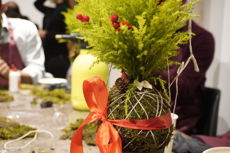 Team building sociale con Kokedama per AKAMAS - 19