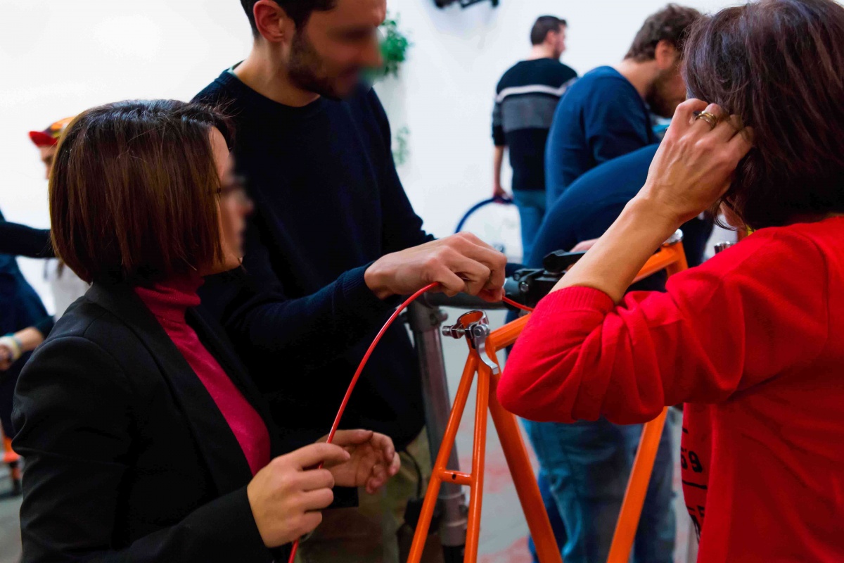 Team building bike building per Openmind - 13