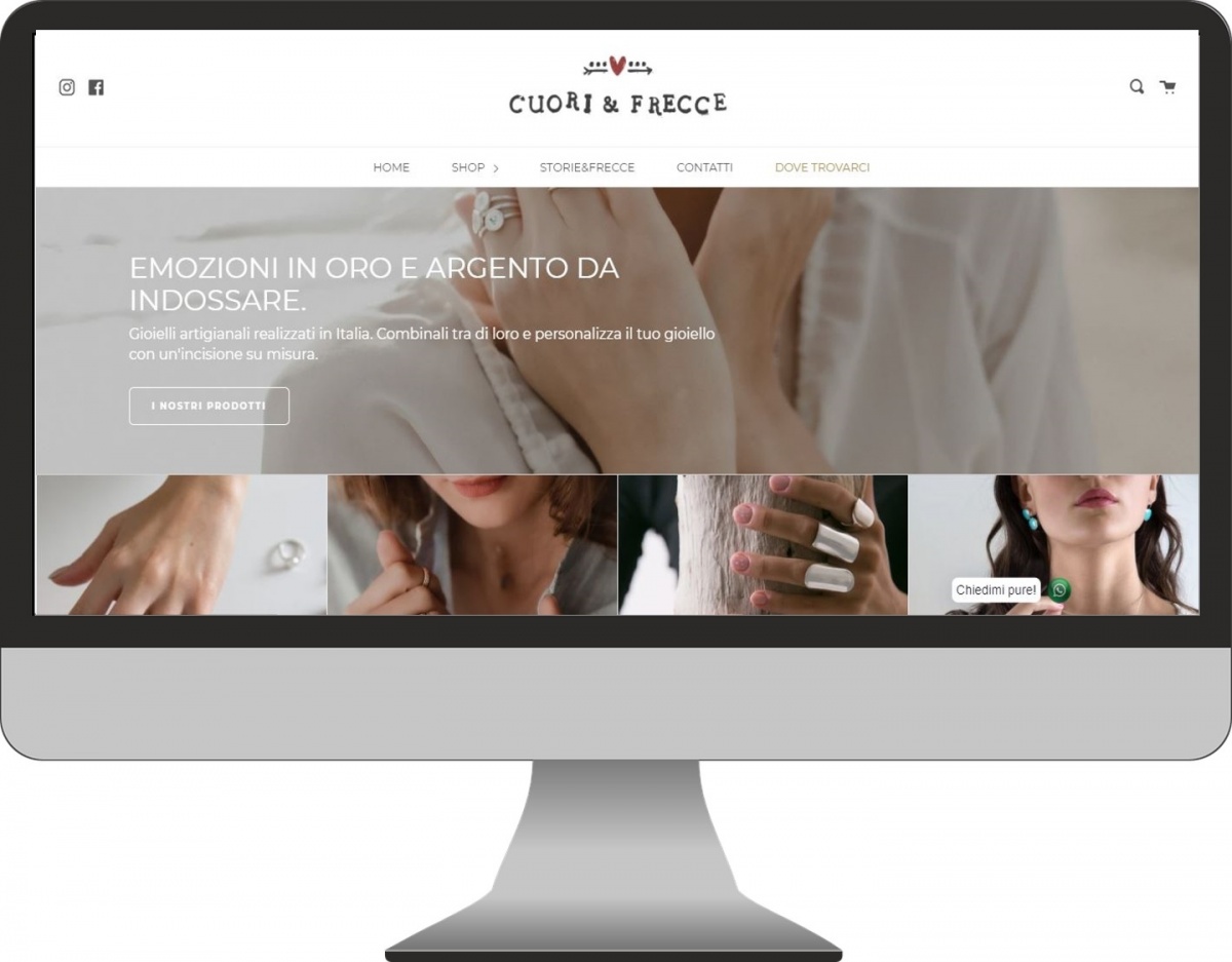 E-commerce e social marketing per Cuori & Frecce - 1