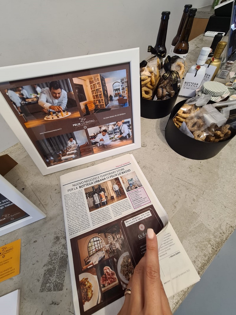 1° tappa di temporary shop per Lo Chef Felix lo Basso a Milano - 2