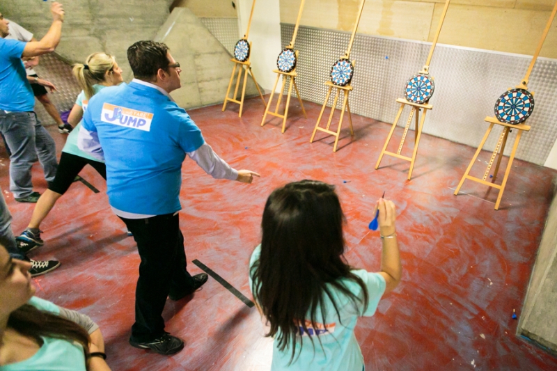 Team building sport olimpici "Jump si può fare 2015" Decathlon - 7