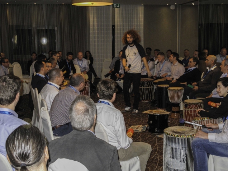 Smart Eventi per Zebra Technologies: Team building drum circle - 2
